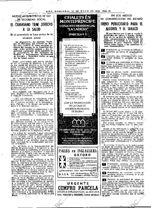 ABC MADRID 14-05-1978 página 28