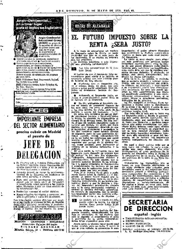 ABC MADRID 14-05-1978 página 58