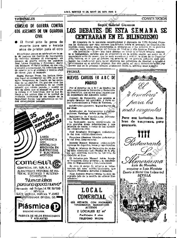 ABC SEVILLA 16-05-1978 página 21