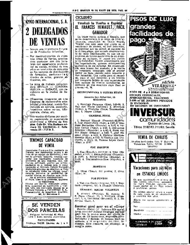 ABC SEVILLA 16-05-1978 página 80