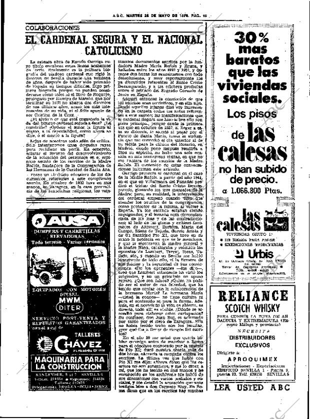 ABC SEVILLA 23-05-1978 página 31