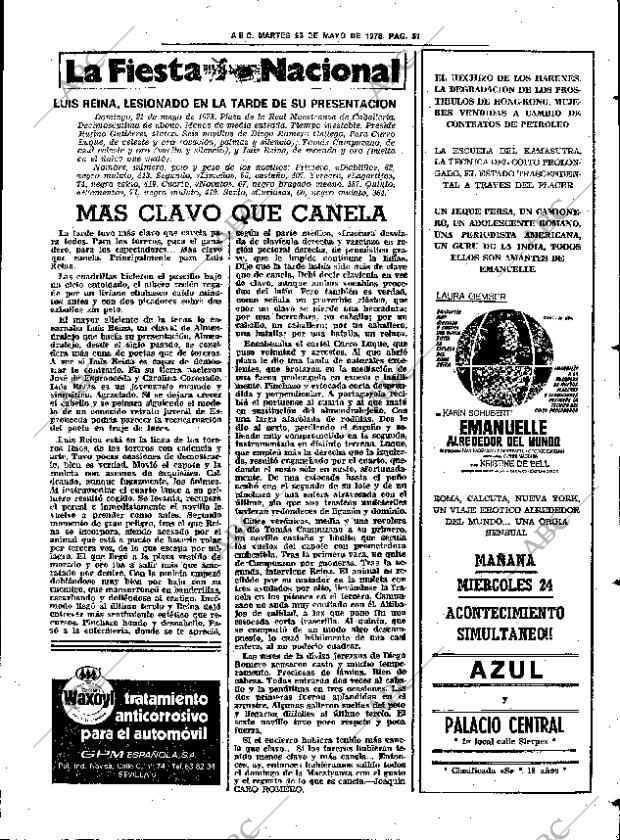 ABC SEVILLA 23-05-1978 página 67