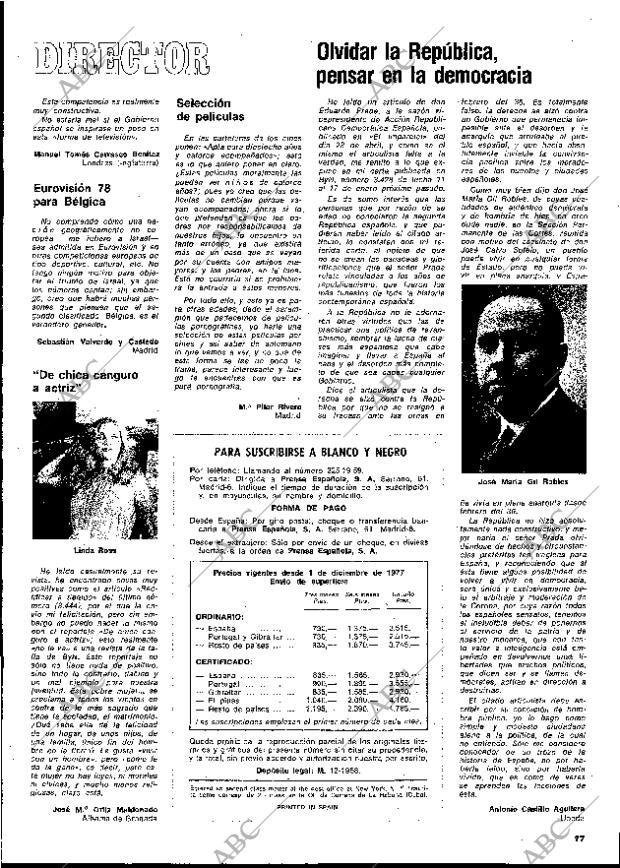 BLANCO Y NEGRO MADRID 24-05-1978 página 17