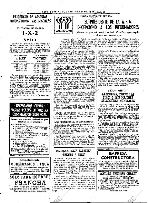 ABC MADRID 28-05-1978 página 62