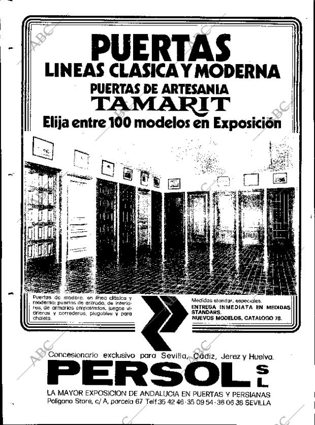 ABC SEVILLA 30-05-1978 página 112