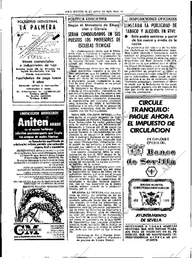 ABC SEVILLA 30-05-1978 página 28