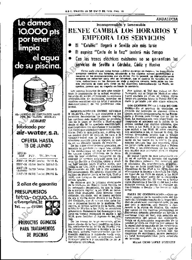 ABC SEVILLA 30-05-1978 página 48