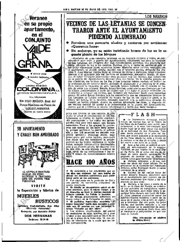 ABC SEVILLA 30-05-1978 página 54