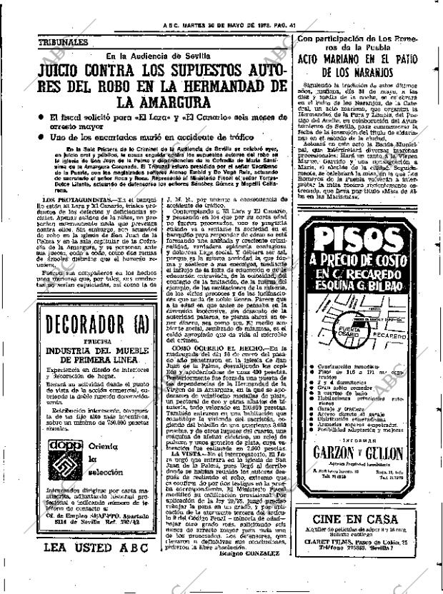 ABC SEVILLA 30-05-1978 página 57