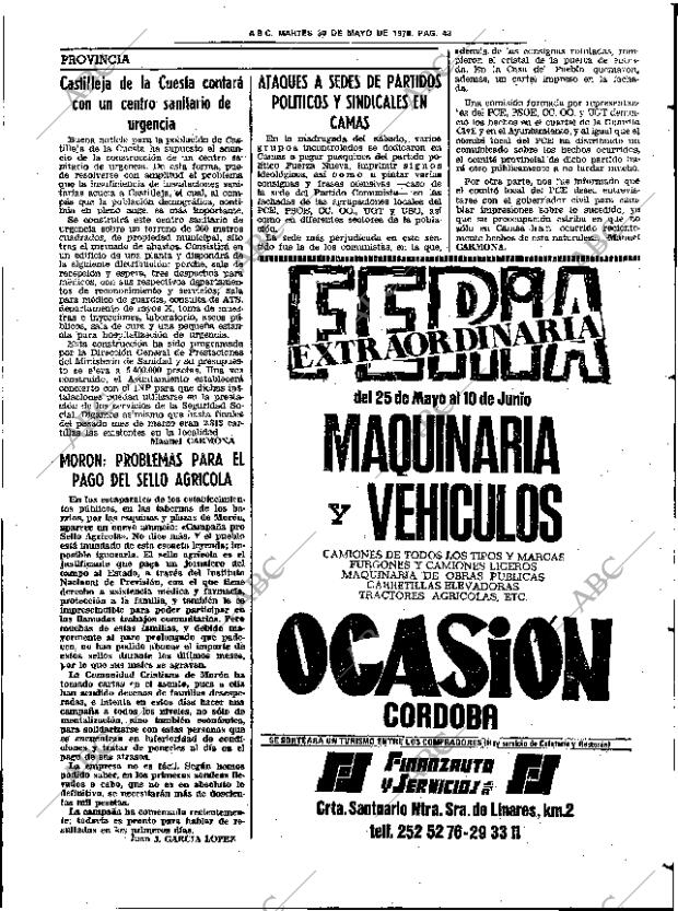 ABC SEVILLA 30-05-1978 página 59