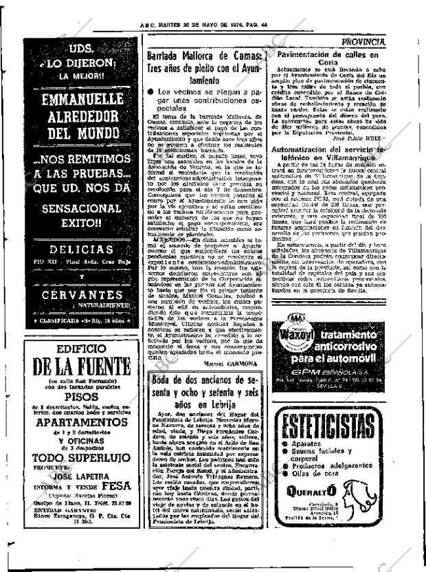 ABC SEVILLA 30-05-1978 página 60