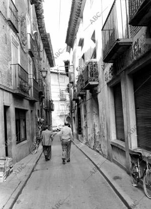 Una de las Calles del pueblo Corella (Navarra)