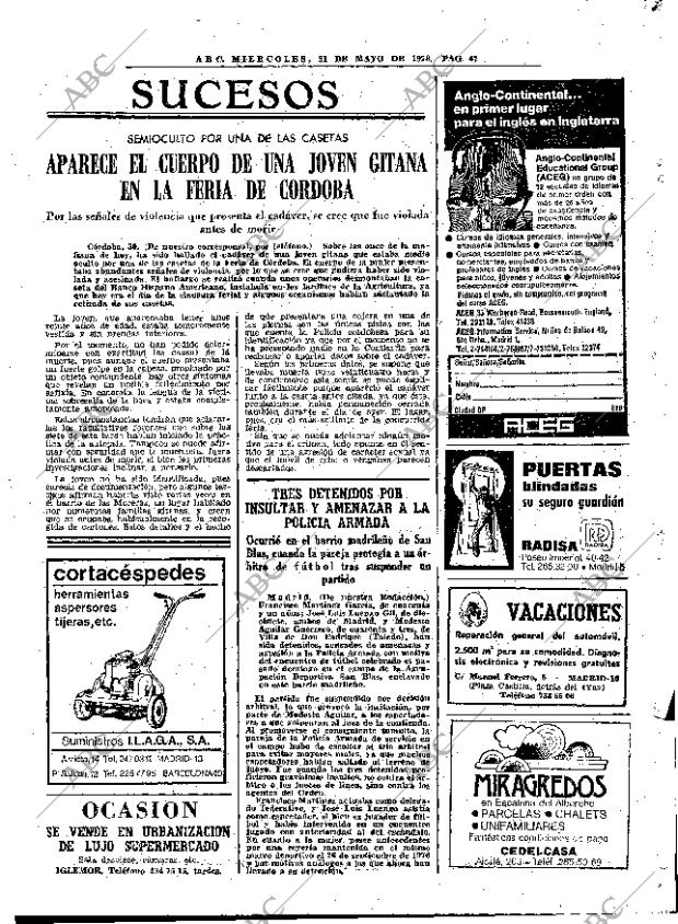 ABC MADRID 31-05-1978 página 63