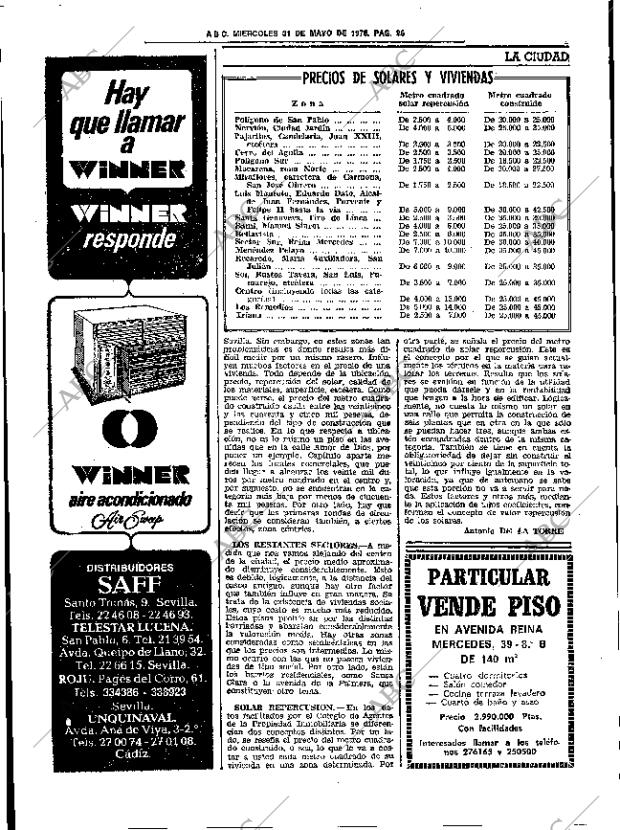 ABC SEVILLA 31-05-1978 página 42