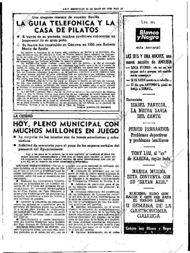 ABC SEVILLA 31-05-1978 página 43