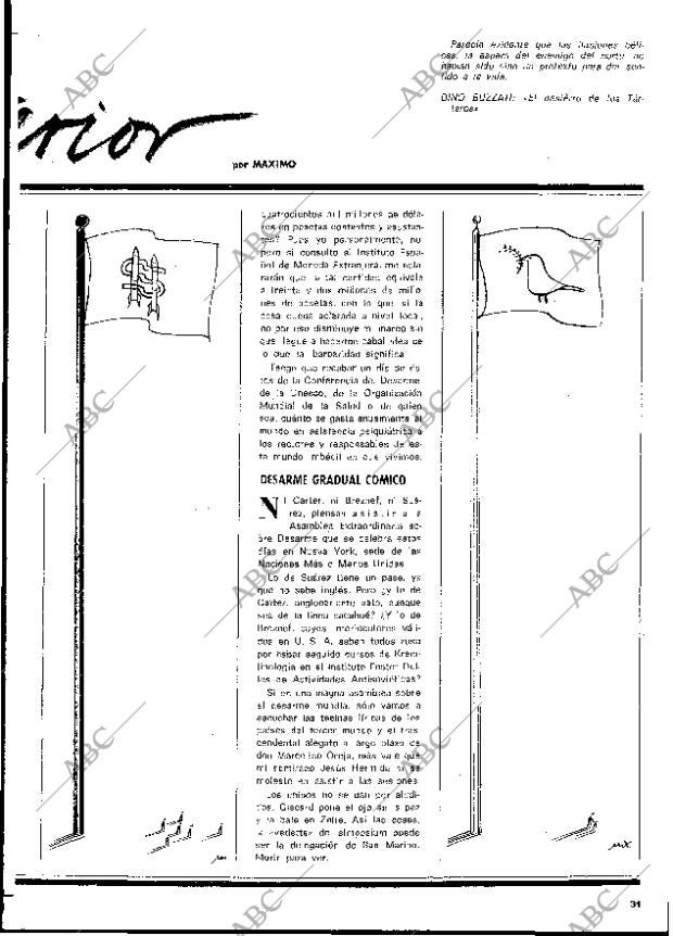 BLANCO Y NEGRO MADRID 31-05-1978 página 31
