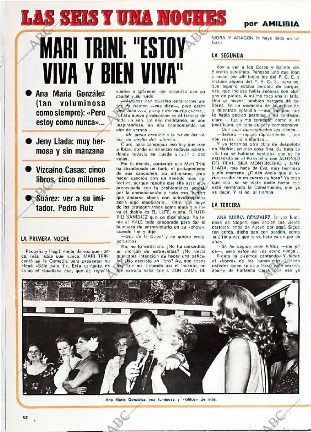 BLANCO Y NEGRO MADRID 31-05-1978 página 42