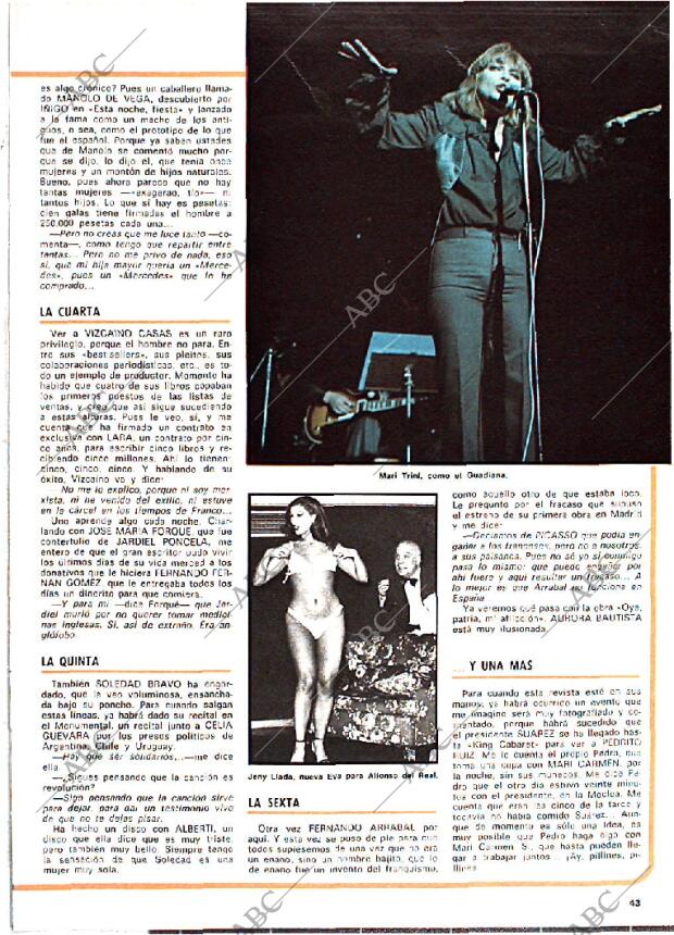 BLANCO Y NEGRO MADRID 31-05-1978 página 43
