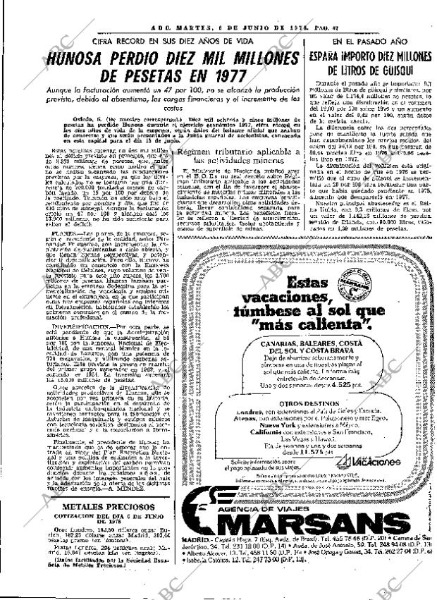 ABC MADRID 06-06-1978 página 71