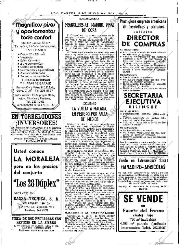 ABC MADRID 06-06-1978 página 88