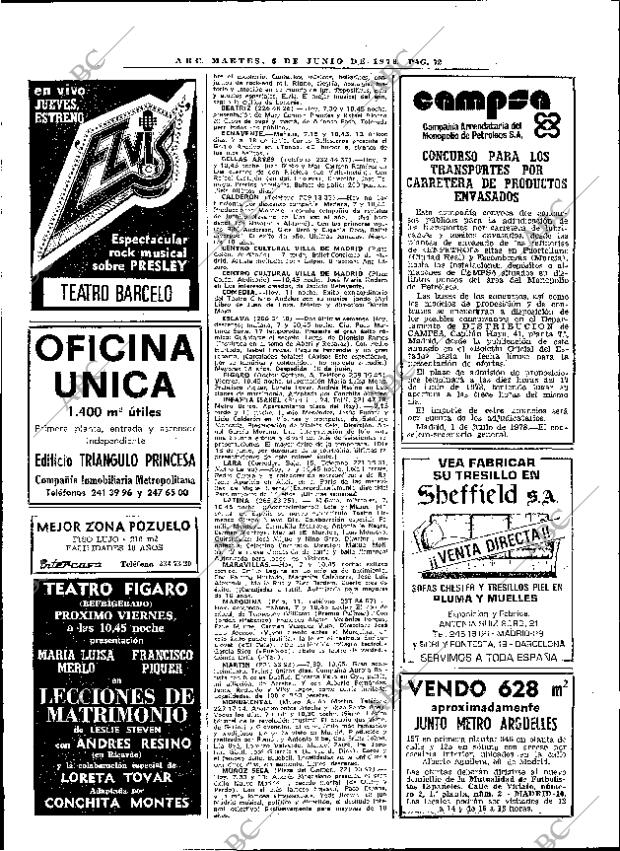 ABC MADRID 06-06-1978 página 96