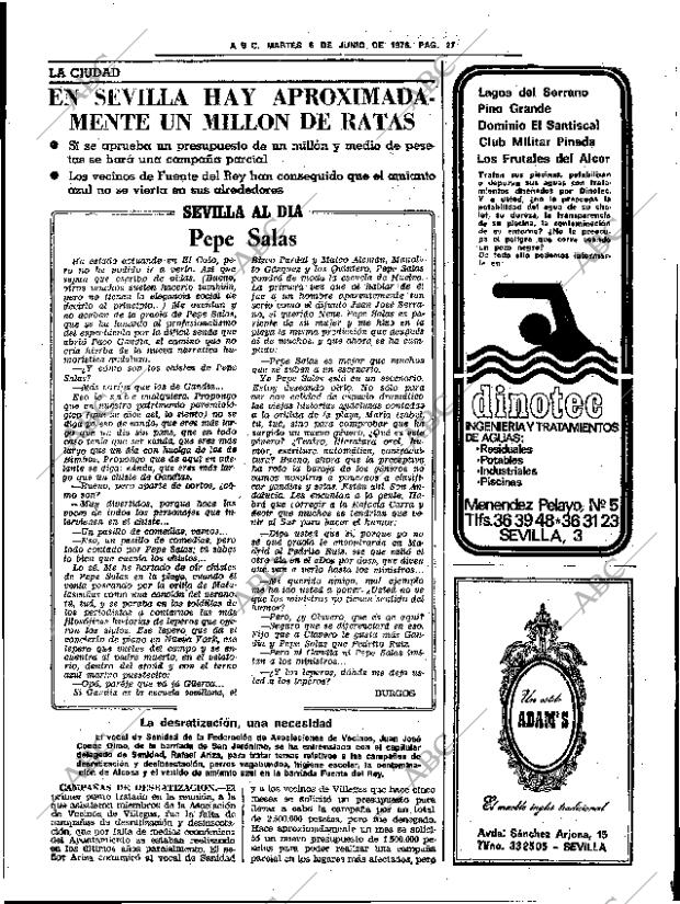 ABC SEVILLA 06-06-1978 página 43
