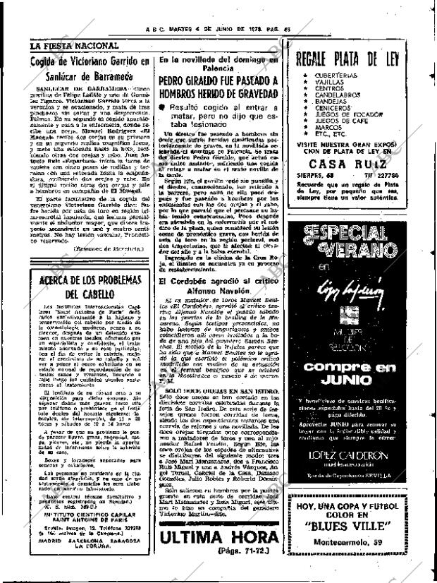 ABC SEVILLA 06-06-1978 página 61