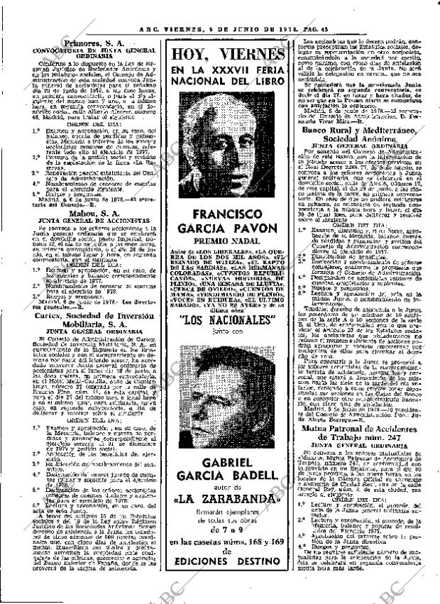 ABC MADRID 09-06-1978 página 61