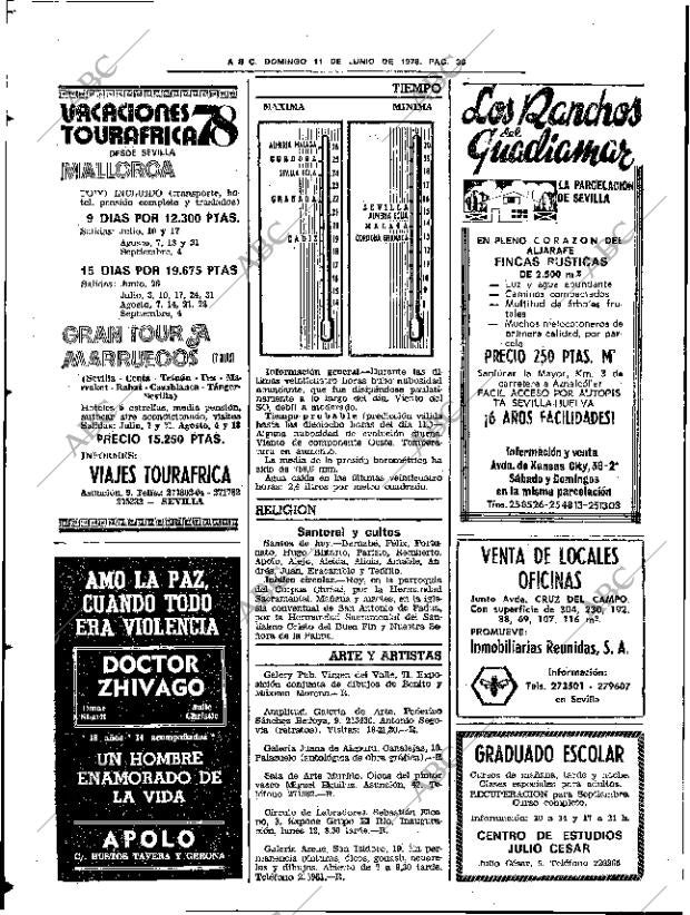 ABC SEVILLA 11-06-1978 página 54