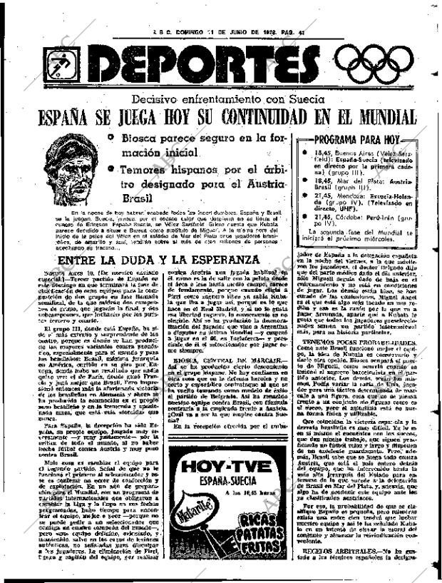 ABC SEVILLA 11-06-1978 página 57