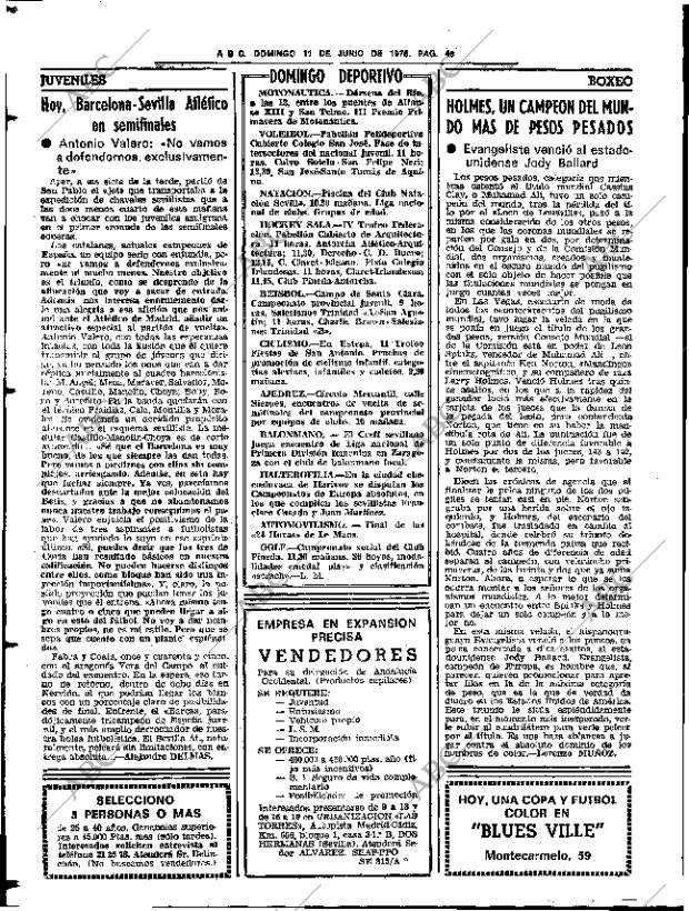 ABC SEVILLA 11-06-1978 página 62