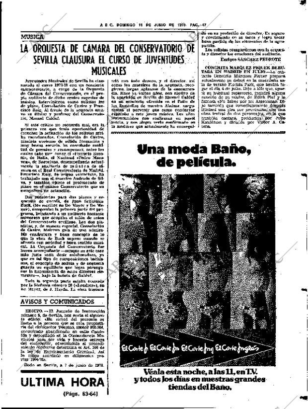 ABC SEVILLA 11-06-1978 página 63