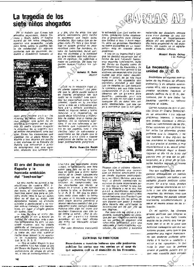 BLANCO Y NEGRO MADRID 14-06-1978 página 16