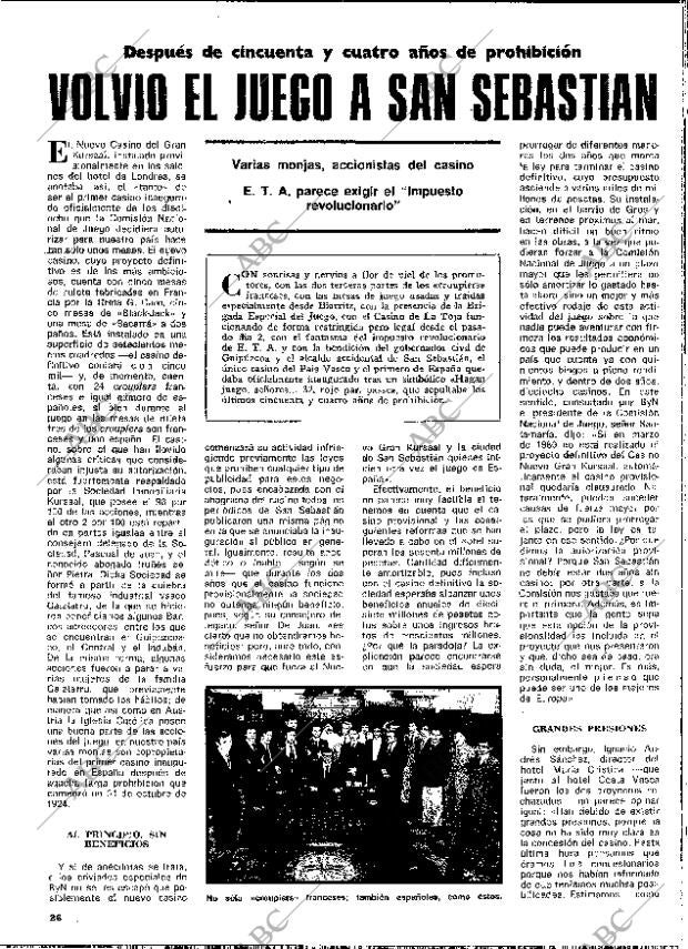 BLANCO Y NEGRO MADRID 14-06-1978 página 26