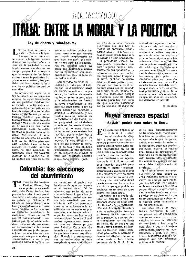 BLANCO Y NEGRO MADRID 14-06-1978 página 32