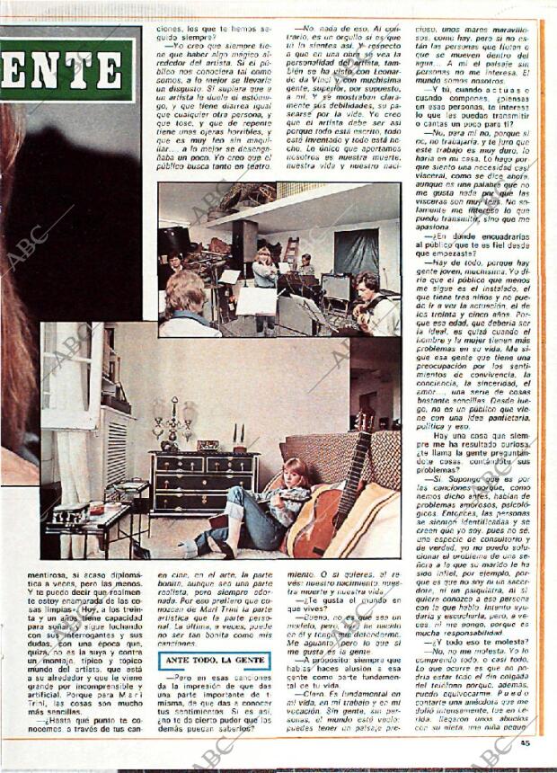 BLANCO Y NEGRO MADRID 14-06-1978 página 45