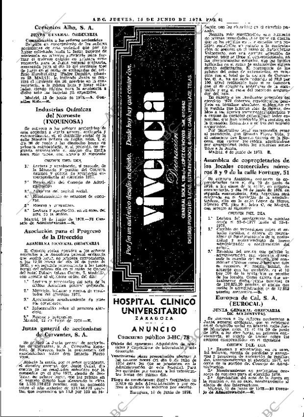 ABC MADRID 15-06-1978 página 67