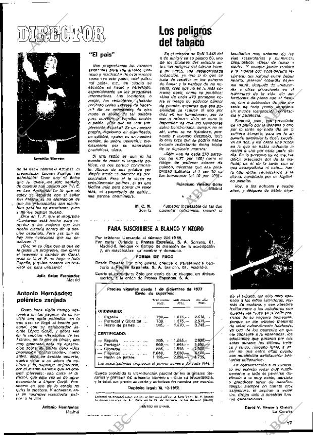 BLANCO Y NEGRO MADRID 21-06-1978 página 17