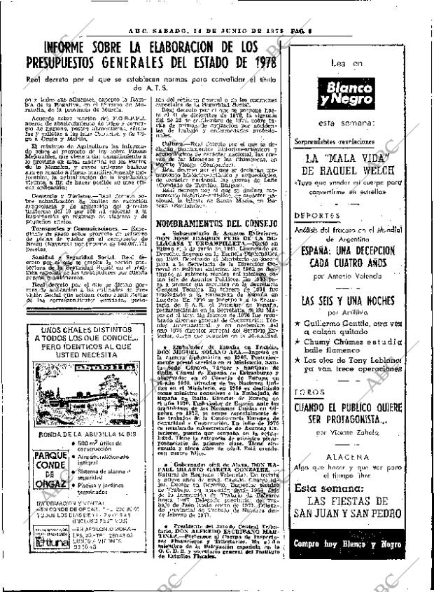 ABC MADRID 24-06-1978 página 22