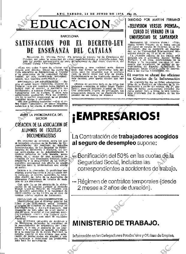 ABC MADRID 24-06-1978 página 39