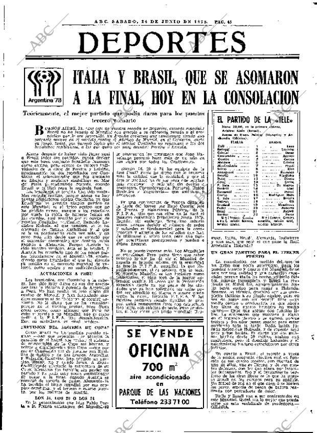 ABC MADRID 24-06-1978 página 61