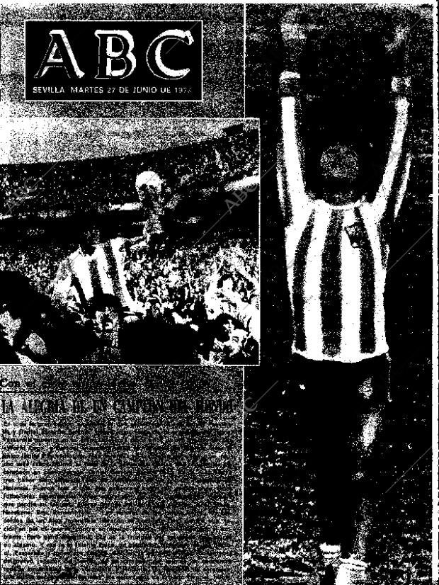 ABC SEVILLA 27-06-1978 página 1
