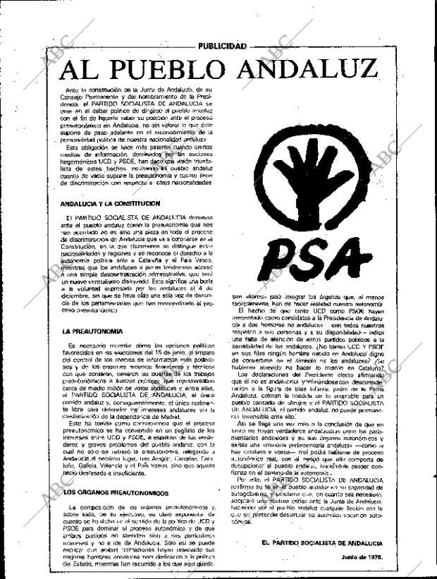 ABC SEVILLA 27-06-1978 página 10