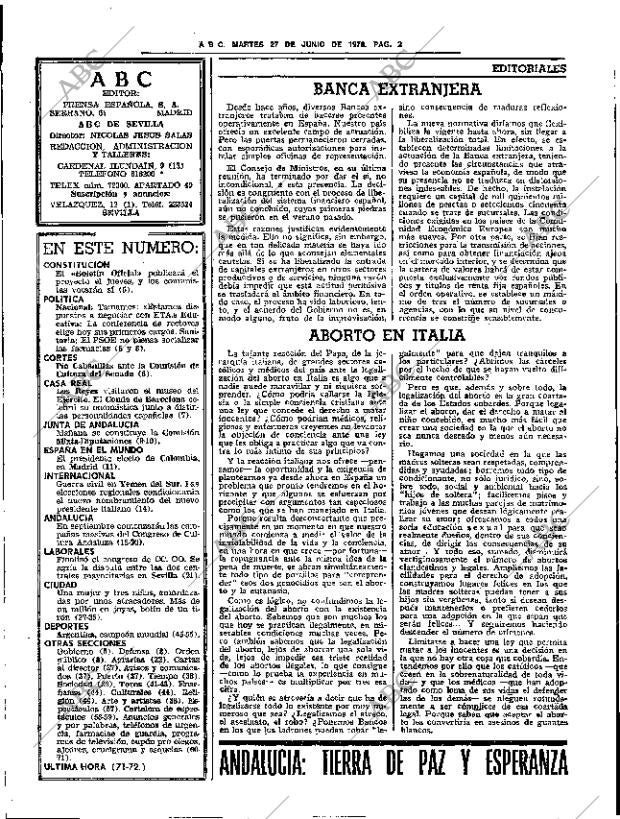 ABC SEVILLA 27-06-1978 página 18