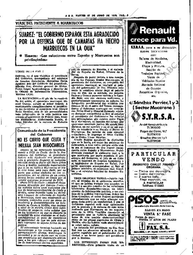 ABC SEVILLA 27-06-1978 página 19