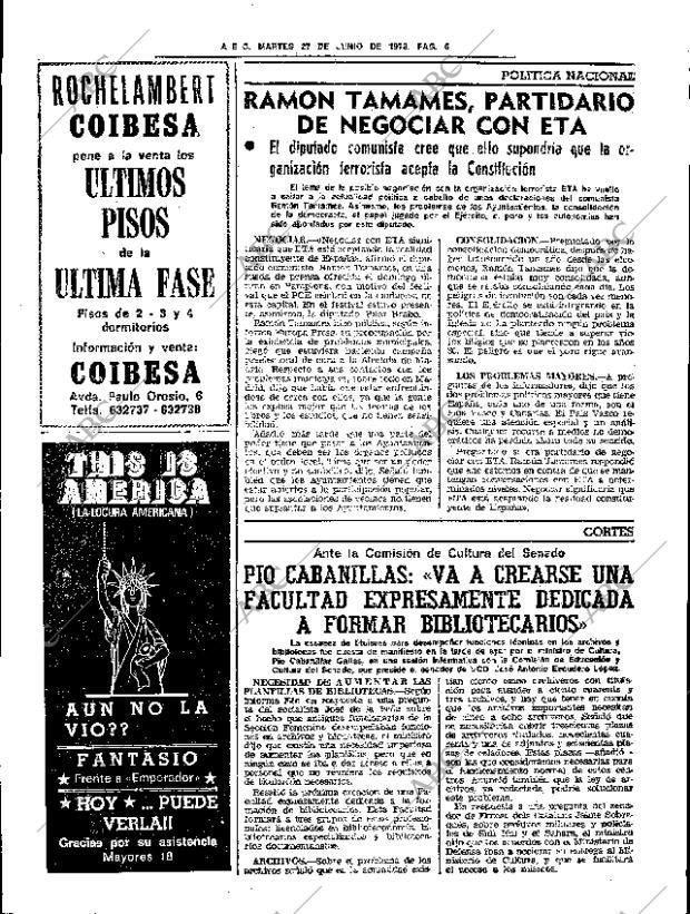 ABC SEVILLA 27-06-1978 página 22