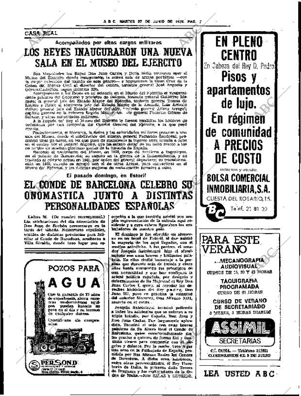 ABC SEVILLA 27-06-1978 página 23