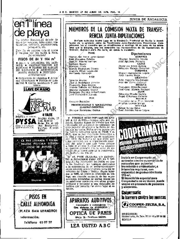 ABC SEVILLA 27-06-1978 página 26