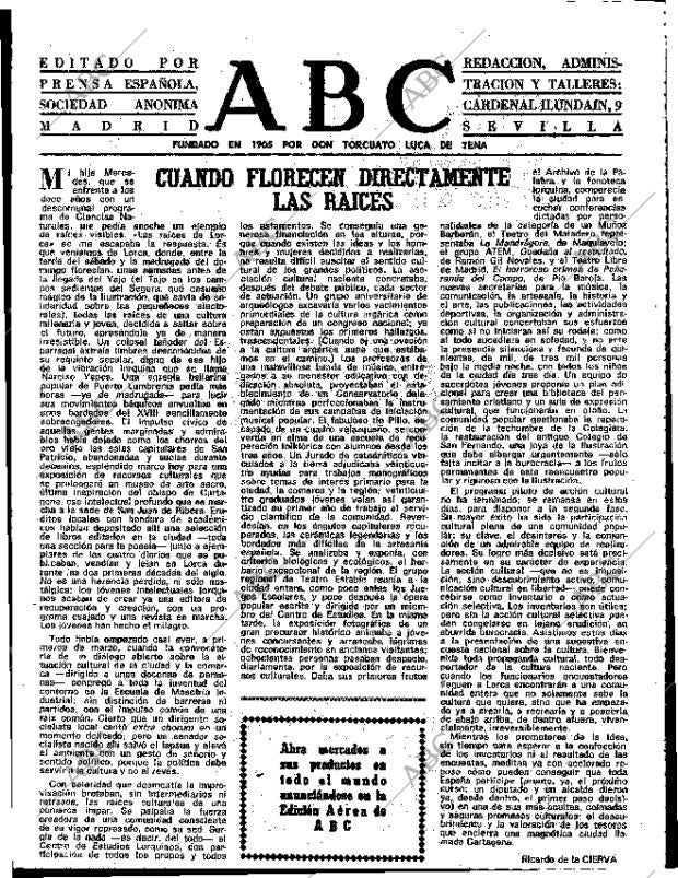 ABC SEVILLA 27-06-1978 página 3