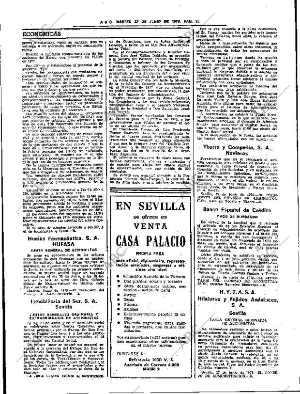 ABC SEVILLA 27-06-1978 página 41